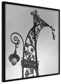 Poster  Charming Lantern  Cornice Quadri Cornice nera, Larghezza x Altezza Home decor 20x20