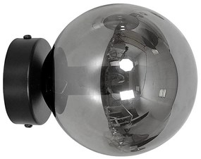 Applique ROSSI 1xE14/10W/230V nero/grigio