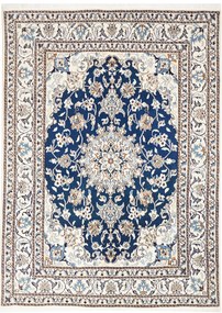 Nain Tappeto 200x140 Blu (Iran) Annodato A Mano