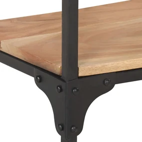 Tavolo consolle 110x30x75 cm in legno massello di acacia