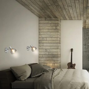 Rabalux 5555 - Applique HOLLY 1xE14/40W/230V cromo lucido