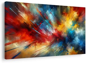Quadro su tela – Esplosione di energia colorata