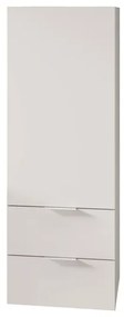 Colonna bagno sospesa 110 cm bianco opaco con anta e cassetti Matisse