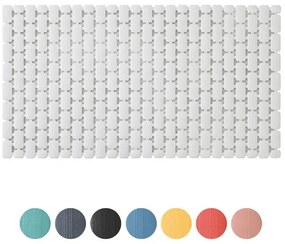 Tappetino antiscivolo doccia bianco 40x73 cm in plastica Spring