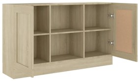 Credenza rovere sonoma 120x30,5x70 cm in truciolato