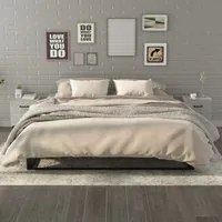 Comodini 2 pz Grigio Cemento 40x35x47,5 cm cod mxl 30566