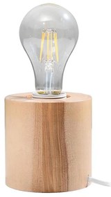 Sollux SL.0674 - Lampada da tavolo SALGADO 1xE27/60W/230V legno