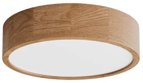 Plafoniera da bagno con sensore CLEO 3xE27/24W/230V Ø 37,5 cm IP54 rovere