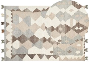 Tappeto kilim lana multicolore 160 x 230 cm ARALEZ Beliani