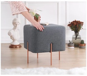 Sgabello grigio scuro Copper - Artie