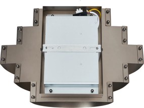 Lampada da parete moderna color canna di fucile con LED dimmerabile a 3 livelli - Lines