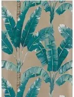 Palmen Tapete Palmaria von Osborne & Little - Bronze/ Teal