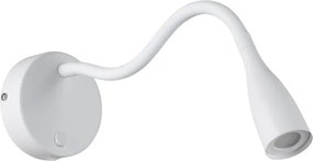 Eglo 901782 - Lampada da parete LED flessibile con porta USB OLIVANDINO LED/3,8W/230V bianco