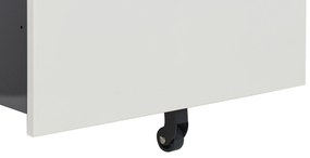 Classificatore metallo bianco sporco 39 x 50 cm CAMI Beliani