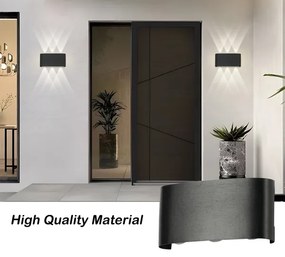 Brilagi - Applique LED da esterno FLAREBOX LED/6W/230V nero IP65