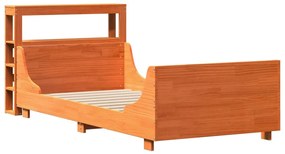 Letto senza materasso marrone cera 90x190 cm in legno di pino