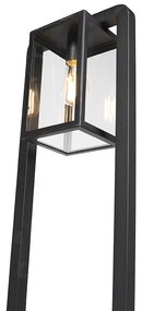 Lampada da terra per esterni moderna nera - Rotterdam Balanco