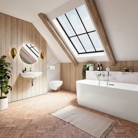 Villeroy & Boch 922400RE - Pulsante di scarico VICONNECT, bianco lucido