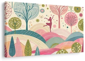 Quadro su tela – Ballerina nella natura
