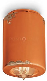 Plafoniera vintage arancio c985(vio)