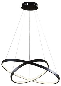 Lampadario LED a sospensione con filo LEA LED/35W/230V 4000K diametro 60 cm nero