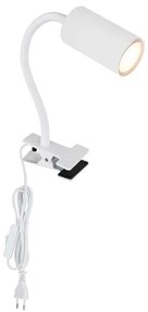Globo 57911KW - Lampada flessibile con clip ROBBY 1xGU10/25W/230V