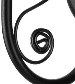 Applique DONATO 1xE14/40W/230V nero