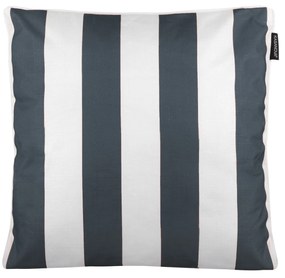 Cuscino divano righe antracite 50x50 cm idrorepellente