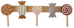 Appendiabiti da parete in legno di pino per bambini Rudy - Bloomingville Mini