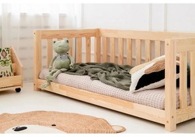 Letto per bambini in legno di pino in colore naturale 90x190 cm CPP - Adeko