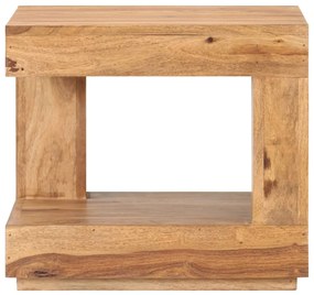 Tavolo da salotto 45x45x40 cm in legno massello di acacia