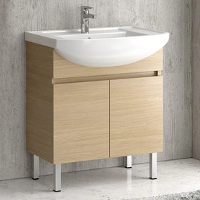 Mobile bagno a terra 65 cm con 2 ante BN-65AT - KAMALU