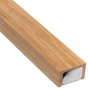 Brilagi-Illuminazione a LED per specchi da bagno WOODY MIRROR LED/15W/230V IP44 quercia/cromo