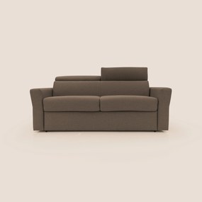 Avalon divano letto 100% ecosostenibile con materasso alto 18 cm in tessuto smacchiabile T05
