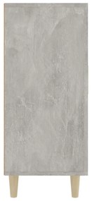 Credenza grigio cemento 90x34x80 cm in legno multistrato