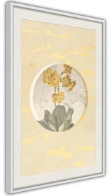 Poster Flowers and Marble