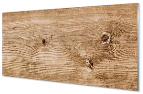 Pannello paraschizzi cucina Una tavola di legno con anelli 100x50 cm