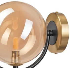 Applique GEORGIA 1xE14/5W/230V oro/fumé beige