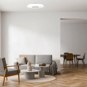 Plafoniera LED moderno Vizzini, bianco Ø 56 cm dimmerabile, 4990 lumen INSPIRE