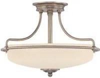 Lampadario Contemporaneo Griffin Metallo Cromo Lucido 3 Luci E27