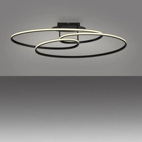 JUST LIGHT. 15321-18 - Plafoniera LED LUMACA LED/33W/230V nero