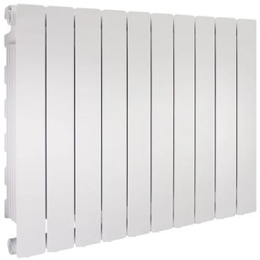 Radiatore acqua calda PRODIGE MODERN in alluminio, 10 elementi, interasse 600 mm, neutral white