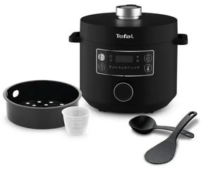 Tefal - Pentola elettrica multifunzionale TURBO CUISINE 4,8 l 1090W/230V nero