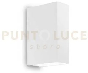 Tetris applique biemissione ip44 2 luci attacco g9 in vetro e allum...