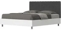 Letto Matrimoniale 160x190 cm Senza Rete Kaia Grigio