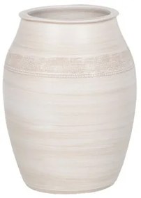 Vaso Crema Ceramica 30 x 30 x 40 cm