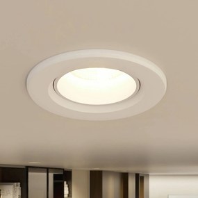 Prios Luce da incasso a LED Shima, bianca, 7 W, 3000K, dimmerabile