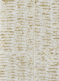 Flecht Tapete Mimbre Precioso von Elitis - Silber/ Braun