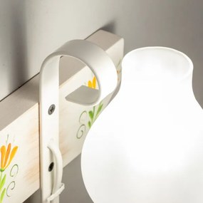 Brilagi - Applique QUEEN 1xE14/40W/230V faggio/color crema