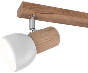 Plafoniera scandinavo Plafoniera scandinavo Izida 2 x E27 2 x E27 bianco 37 cm x 5 cm